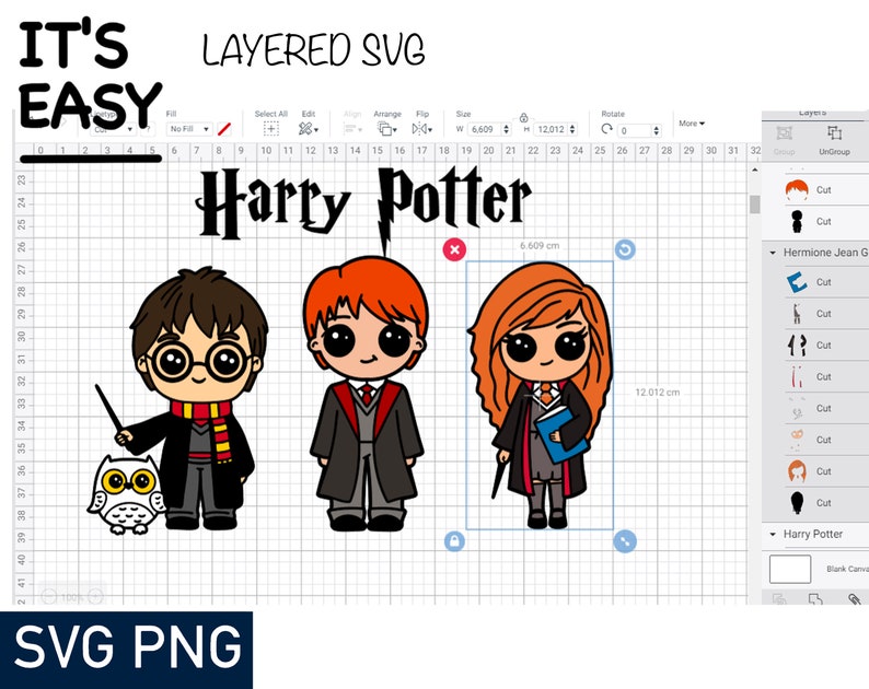 Download Chibi Harry Potter bundle Harry Potter svg file for cricut ...