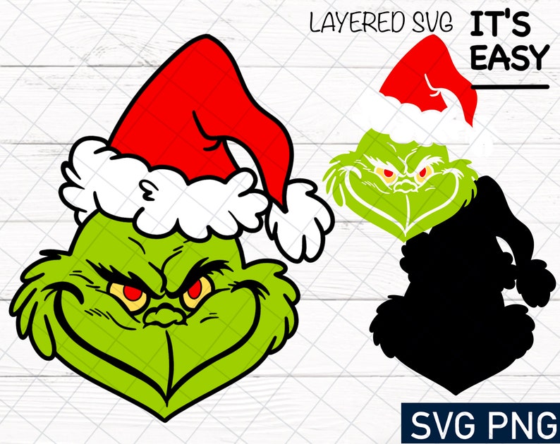 Download Layered svg Christmas Svg Grinch Face Svg Grinch Hand svg ...