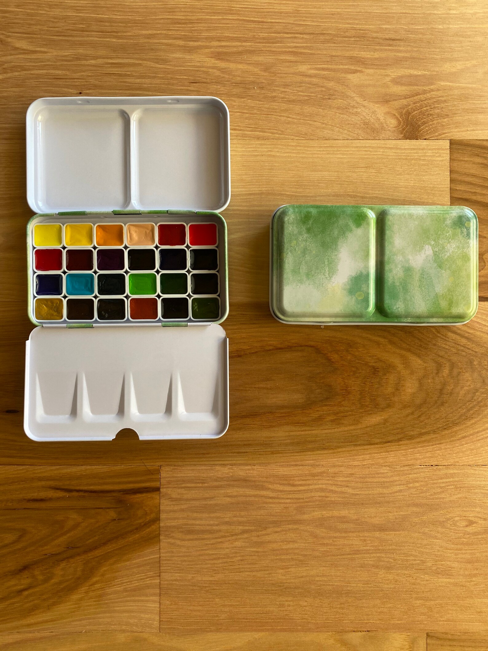 SCHMINCKE Akademie Watercolor 24 of Quarter Pans Set Etsy