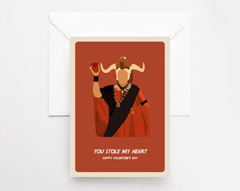 INDIANA JONES - Mola Ram - Horror Valentine - Geeky Valentine - Temple of Doom - Movie Valentine - Valentine&#39;s Day Card - Funny Valentine