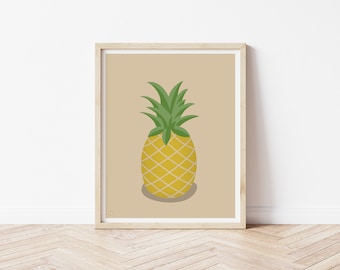 PSYCH PINEAPPLE - Wait for It - I've heard it Both Ways - You know that's Right - Pineapple Art - Psych Tv Show - Psych Print - Psych Gift