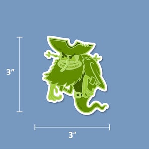 FLYING DUTCHMAN STICKER - Spongebob Sticker - Spongebob Squarepants - Bikini Bottom - Spongebob Gift - Planner Sticker - Laptop Decal