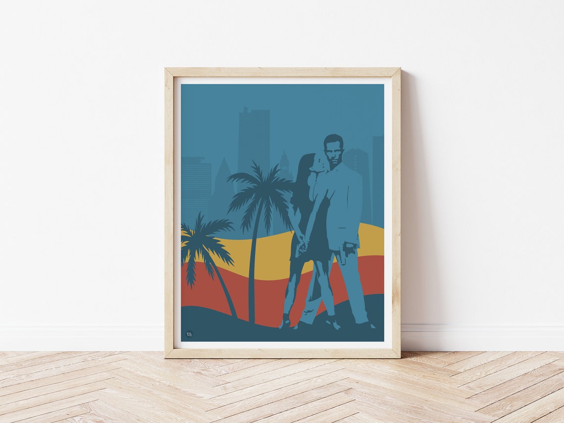 BURN NOTICE POSTER Minimalist Illustration Print Tv Poster | Etsy