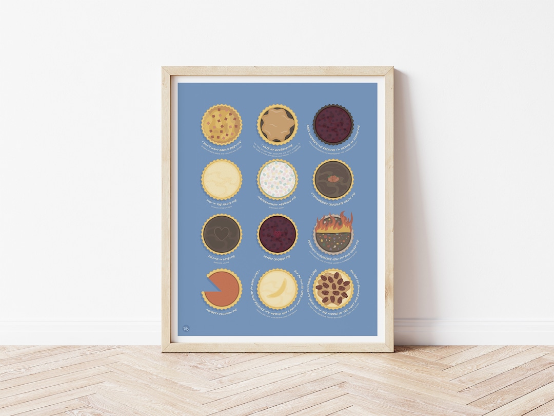 WAITRESS Cute Pie Art Waitress Gift Waitress Movie Poster