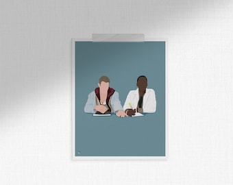 SEX EDUCATION - Sex Education TV Show - Lgbtq Gifts - Lgbtq Art Prints - Gay Gifts - Gay Art - Eric & Adam - Sex Education Gifts - Gay love