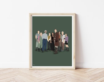 FIREFLY - Firefly Wall Art - Malcolm Reynolds Art - Browncoat Poster - Serenity - Space Western - Firefly Crew - Joss Whedon - Sci-Fi Art