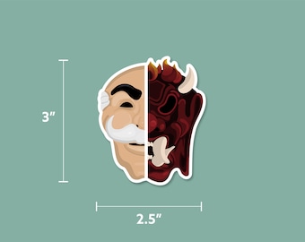 MR. ROBOT STICKER - F Society - Dark Army - Mr. Robot Tv Show - Mr. Robot Gift - Hacker Sticker - Computer Programmer Gift - Elliot