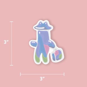 BUBBLE BUDDY STICKER  - Spongebob Sticker - Spongebob Squarepants - Bikini Bottom - Spongebob Gift - Planner Sticker - Laptop Decal