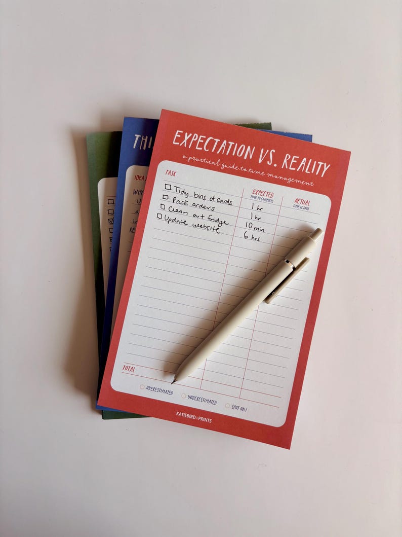 BUILD A SYSTEM BUNDLE - Full Desk Reset - Adhd Notepad - Idea Planner ...