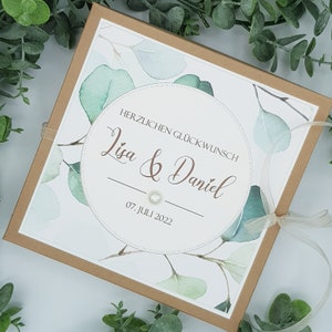 Hochzeitsgeschenk, Hochzeit, Geldgeschenk Hochzeit, personalisiert, Geschenkschachtel, Geldgeschenk, Gutschein, Gutscheinverpackung
