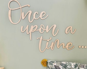 Once Upon A Time Nursery Story Time Decor | Fairy | Fairytale | Storytime | Magic