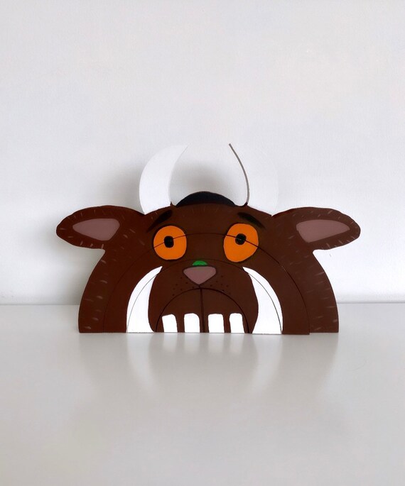 wooden gruffalo figures
