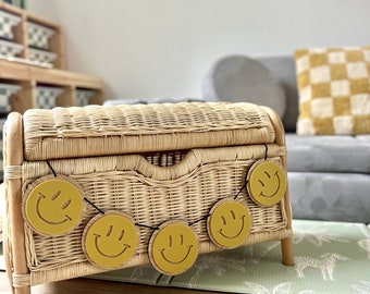 Smile face bunting | Hippy Smile Decor | Cool dude garland |
