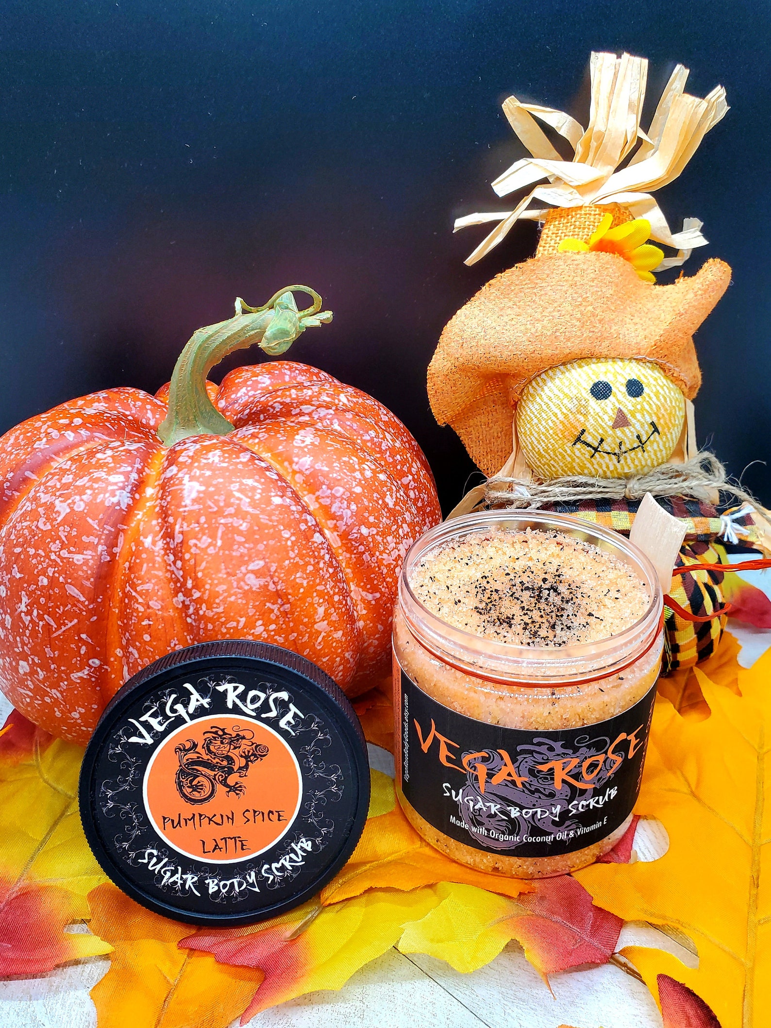 Pumpkin Spice Latte Sugar Scrub with Organic Coconut Oil | Etsy