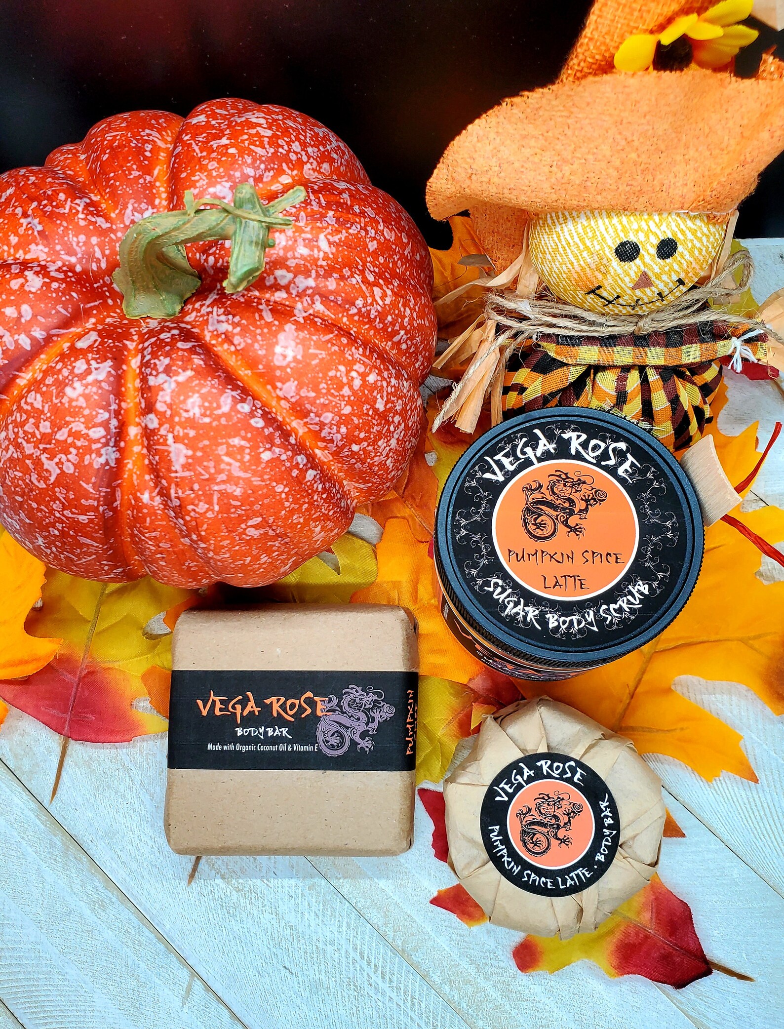 Pumpkin Spice Latte Sugar Scrub with Organic Coconut Oil | Etsy