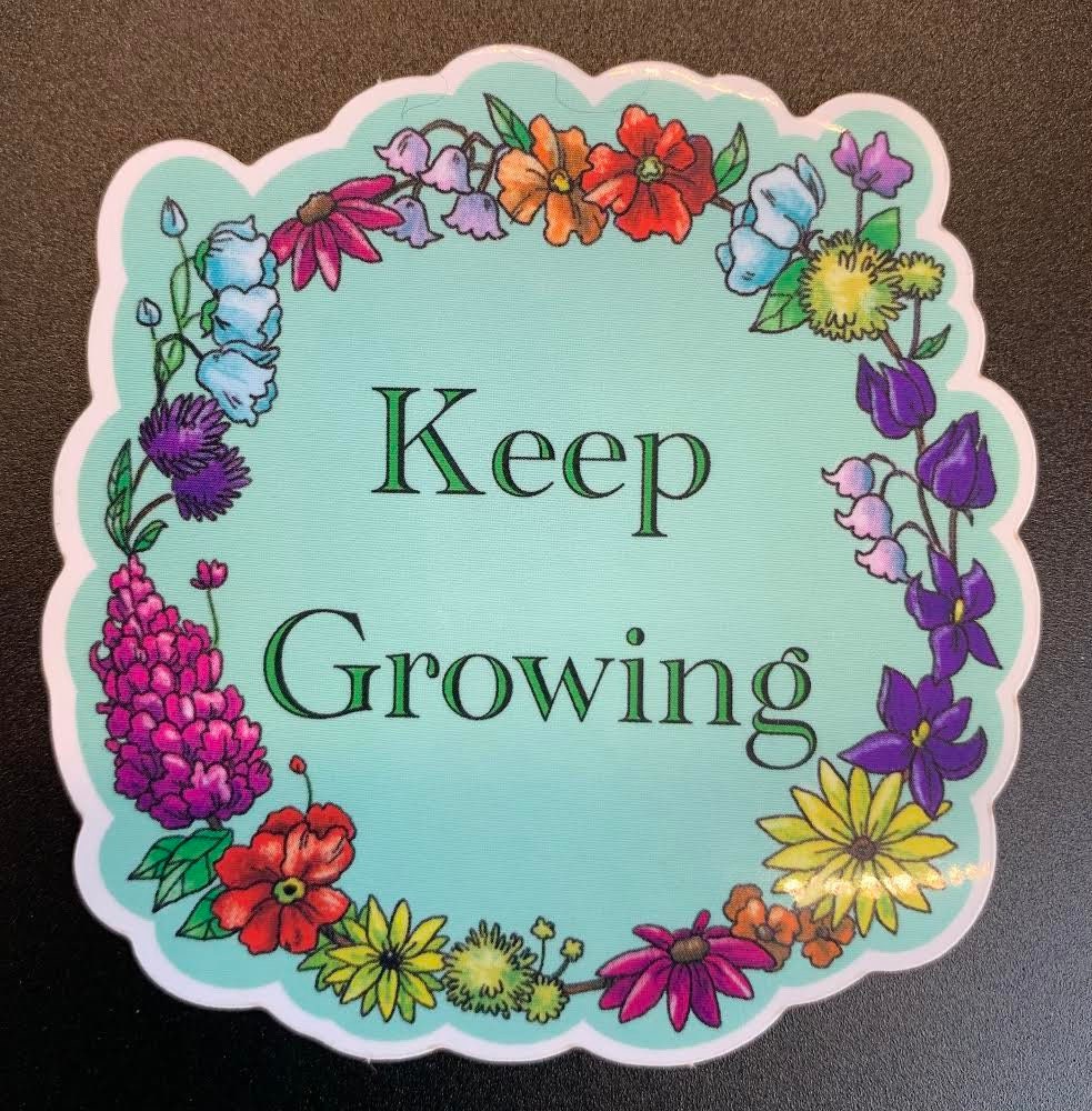 Sticker Kid Growing Keep Growing Vinyl Sticker - Etsy