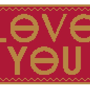 Cartier Love You Needlepoint Canvas