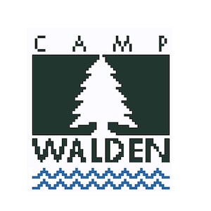 Camp Walden Needlepoint Canvas