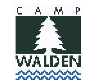 Camp Walden Needlepoint Canvas