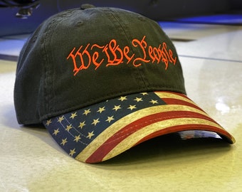 We The People. Twill back Baseball Cap.