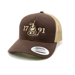 The 2nd Amendment 1791 Authentic Hat