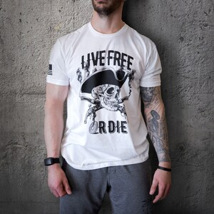 Live Free or Die, American Patriotic T-Shirt image 2