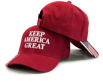 Keep America Great American Flag Red Cap