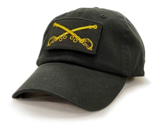 Chapeau papa avec deux écussons de l'armée américaine.