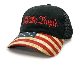 We The People. Trucker Mesh Back Dad Hat