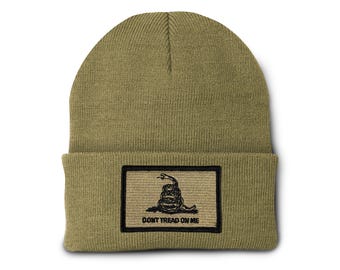 Bonnet brodé Don't Tread on Me