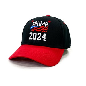 Trump MAGA 2024 Rouge brodé structuré réglable one sze fts | Etsy France