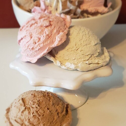 3 Individual Fake Ice Cream Scoops Etsy
