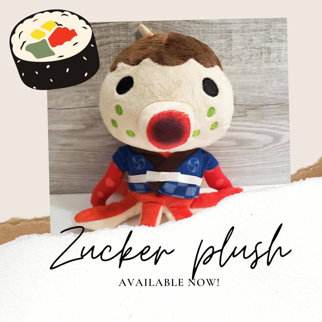 animal crossing plush zucker