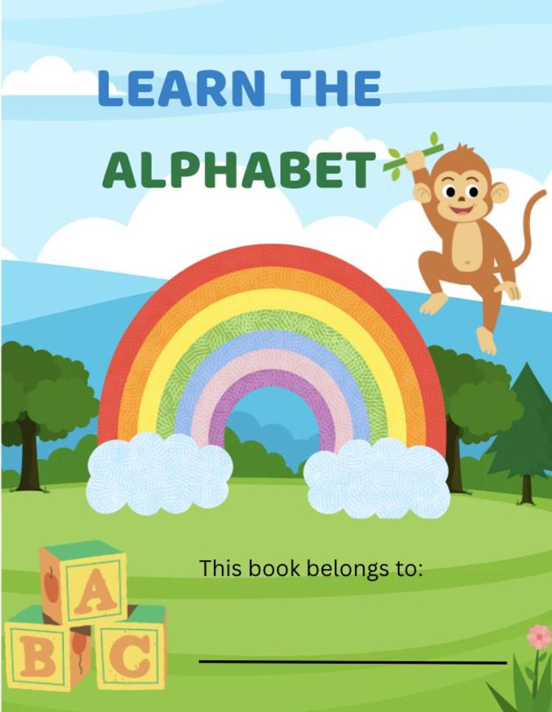 Learning the Abc's Book | Digital Download | Printable | Giftable - Etsy