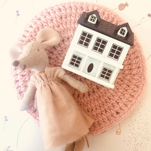 Handmade crocheted large rug