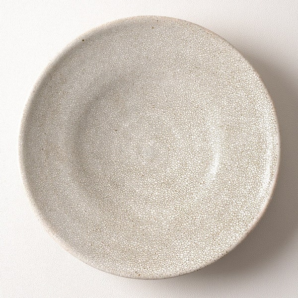 20cm / Handmade Sabi-Kairagi Middle Plate by Mino Ware / Japanese Sabi-Kairagi Plate / Unique Plate