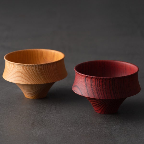 FUJI Wooden Soup Bowl / Japanese Soup Bowl