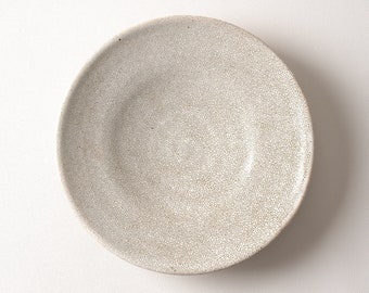 20cm / Handmade Sabi-Kairagi Middle Plate by Mino Ware / Japanese Sabi-Kairagi Plate / Unique Plate