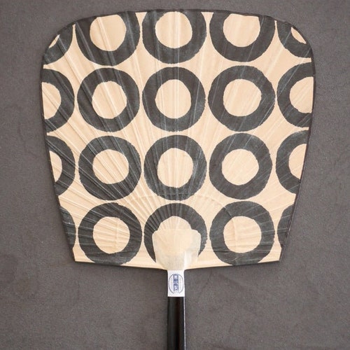 Japanese Uchiwa / Handmade Paper Fan / Traditional Paper Fan Etsy