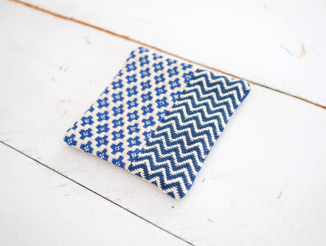 Handmade Kogin Coaster Set / Fabric Coaster with Japanese Etsy