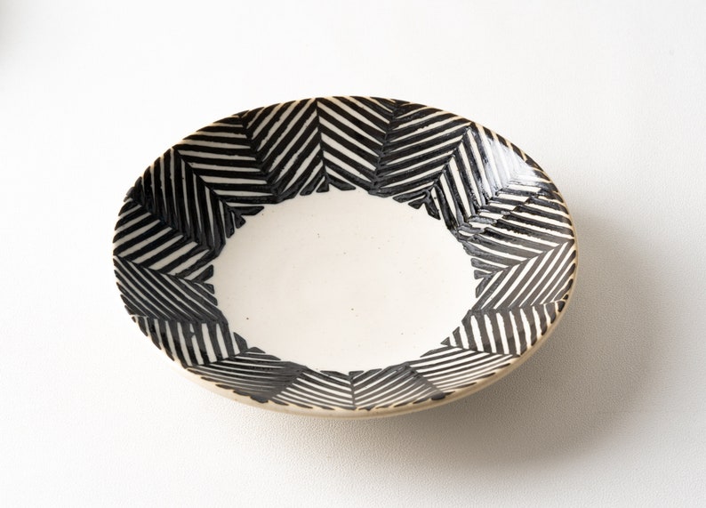 18cm / Japanese Ceramic Plate by Hasami Ware / Japanese Etsy