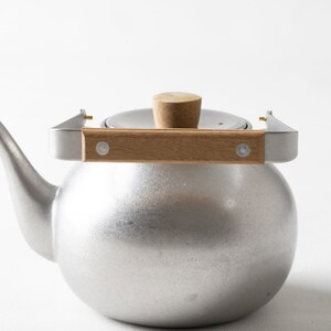 Japanese Stainless Steel Teapot / Stainless Green Tea Pot / Unique Tea Pot image 5