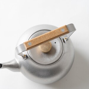 Japanese Stainless Steel Teapot / Stainless Green Tea Pot / Unique Tea Pot image 4