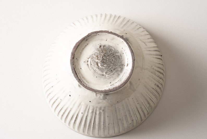 Handmade Ramen Bowl by Shigaraki Ware / Japanese Donburi Bowl / Handmade Ceramic Large Bowl image 5