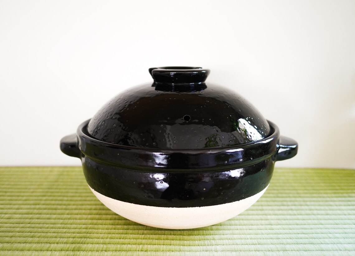 Japanese Rice Cooker 3 Go / Donabe / Japanese Clay Pot / Easy Etsy
