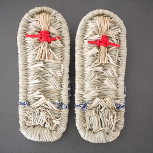27cm Sittoi Zori Slippers / Japanese Room Slippers / Handmade Zori for Men image 4