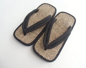 Japanese Handmade Large Sandals for Men / Zori for men / Japanese slippers