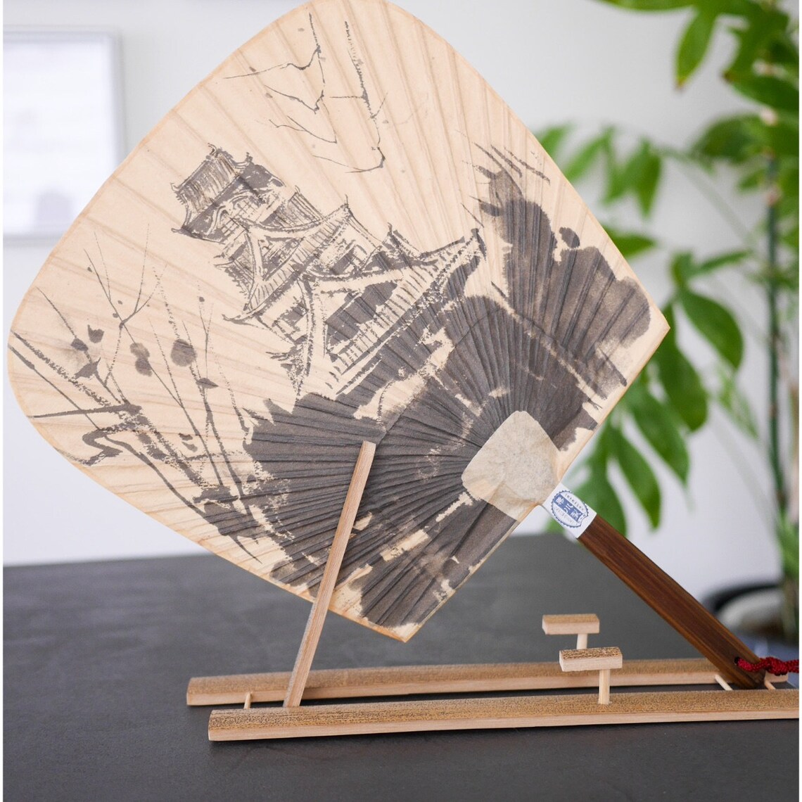 Japanese Uchiwa / Handmade Paper Fan / Traditional Paper Fan Etsy