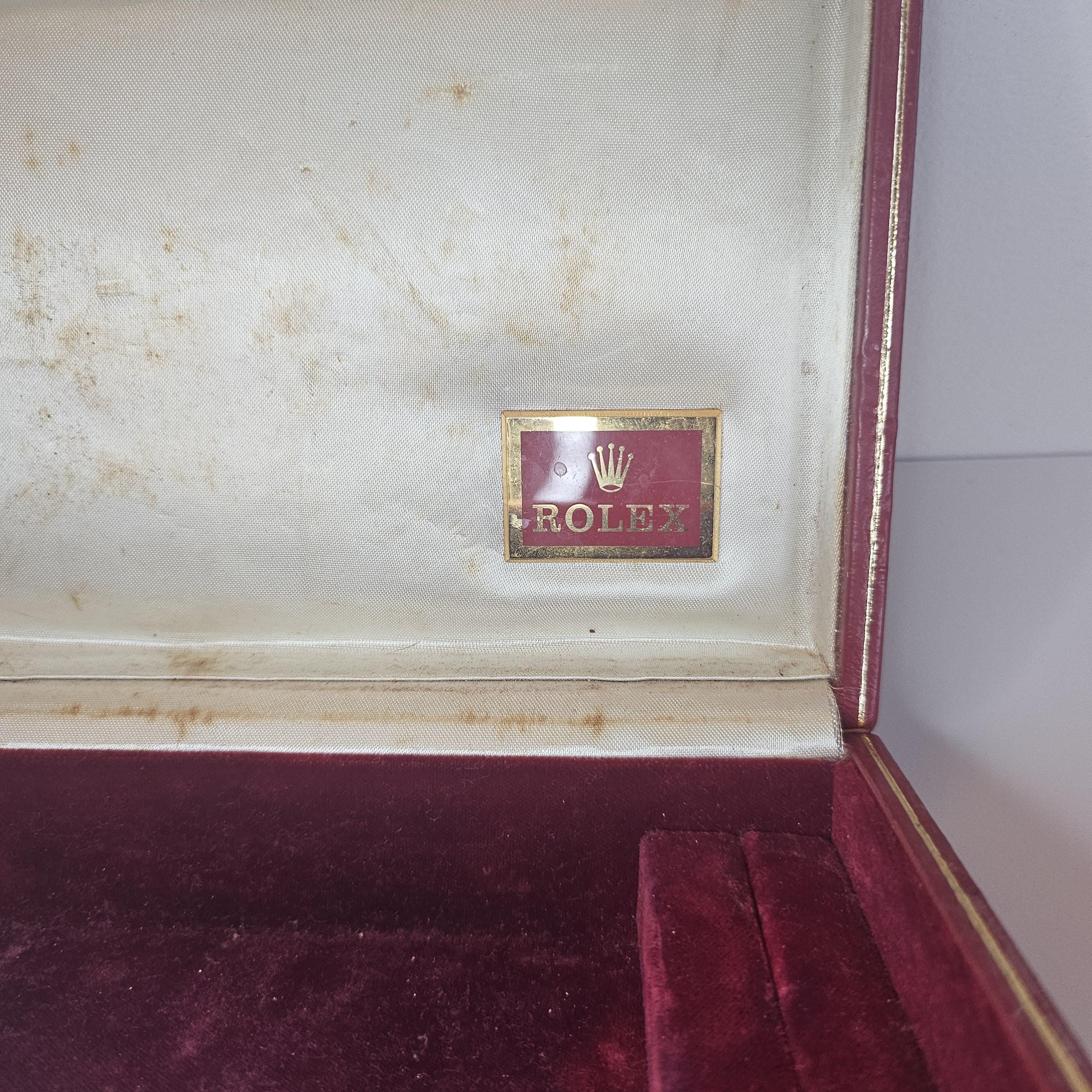 Vintage Rolex Tapestry Watch Box, Embroidered Box, 60.01.2, Lady