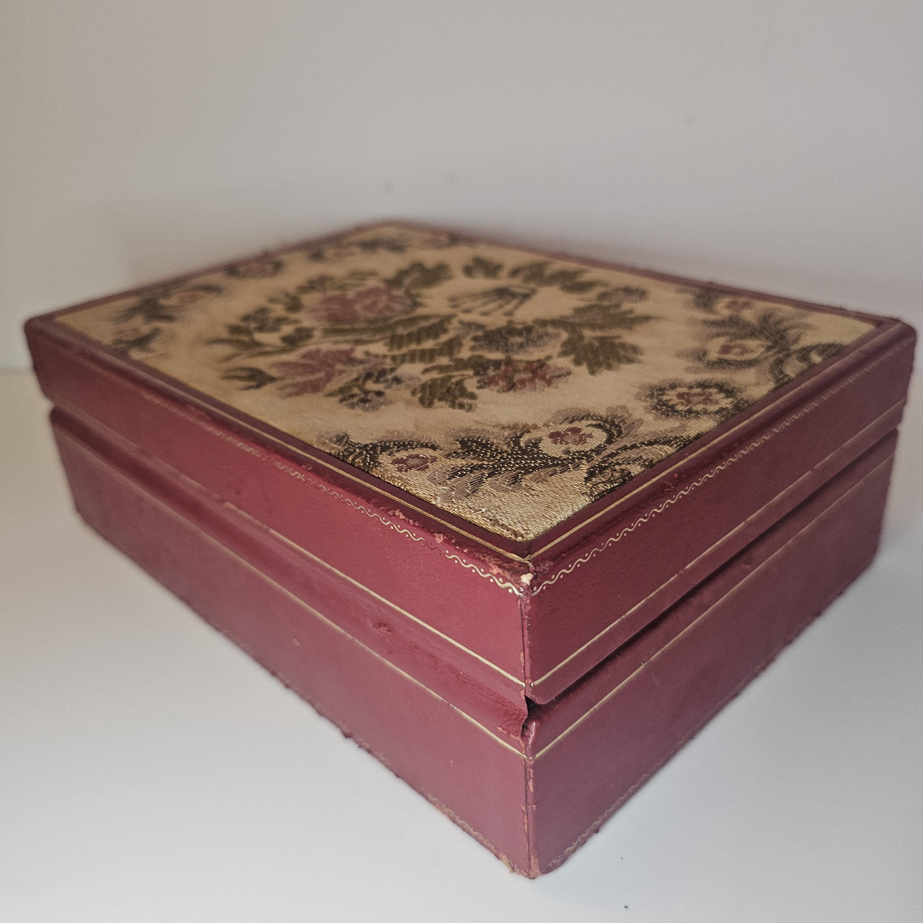 Vintage Rolex Tapestry Watch Box, Embroidered Box, 60.01.2 